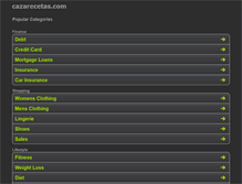 Tablet Screenshot of cazarecetas.com